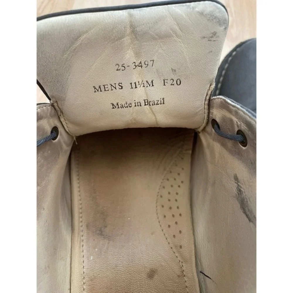 JOHNSTON MURPHY DONNELSON PLAIN‎ TOE CHUKKA 11.5 GRAY NUBUCK BOOTS 25-3497